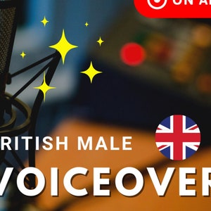 British Male Voiceover for Radio, Telephone Service, Video etc..