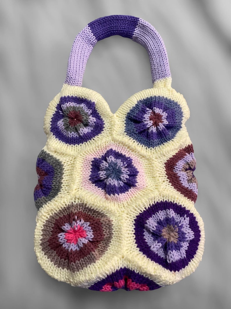 Hobo Bag Circular KNITTING MACHINE PATTERN for Crochet Etsy