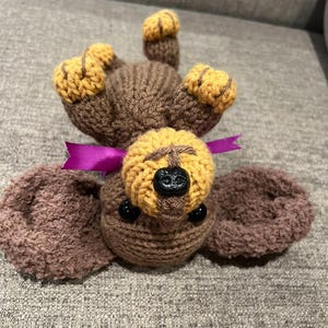 Dachshund Puppies: Circular KNITTING MACHINE PATTERN for Knitted Stuffed Animal Doxies Weiner Dogs