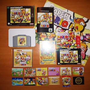 Carta Mario 64 N64-Nintendo 64