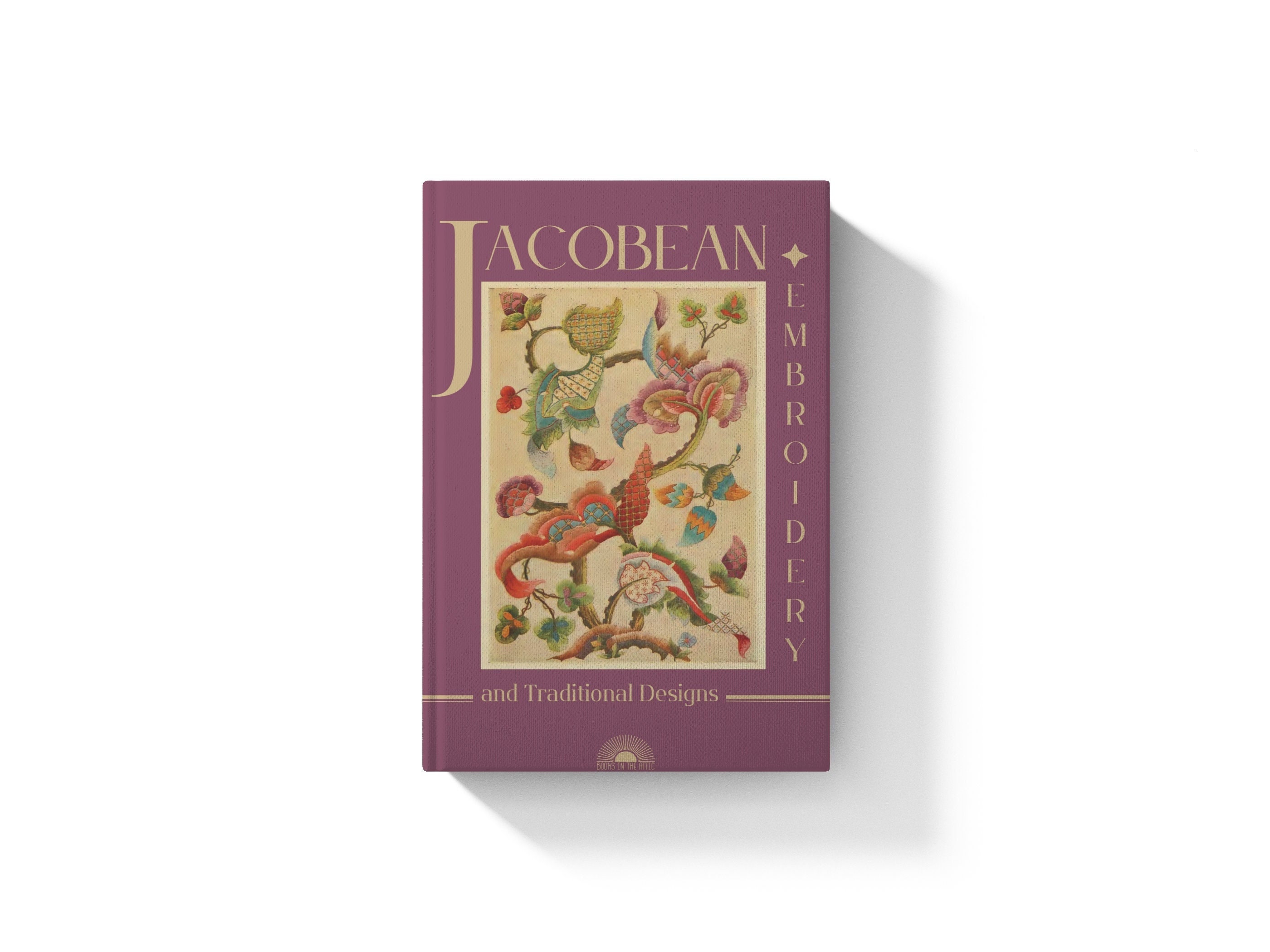 Jacobean Embroidery Pattern Book PDF Digital Download Etsy