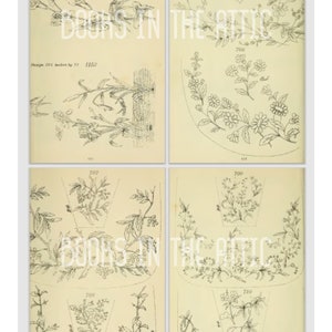 500 Embroidery Pattern Design, Hand Embroidery Patterns PDF, Floral Embroidery Designs, Vintage Embroidery Book, PDF Instant Download image 6