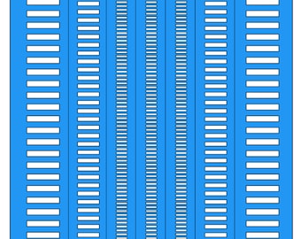 Stripes Wargaming Airbrush/Painting Stencil