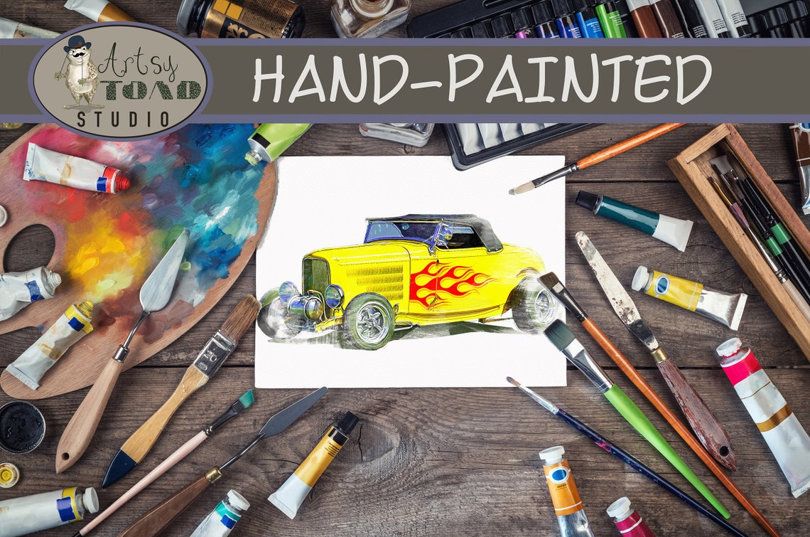 Hot Rod Downloads Collection - 4 High Quality Hot Rod Graphics - Etsy