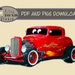 Hot Rod Downloads Collection - 4 High Quality Hot Rod Graphics - Etsy