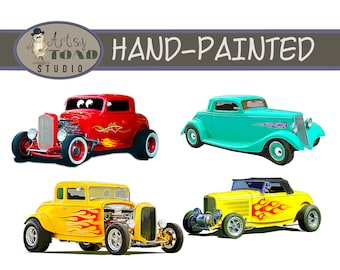Hot Rod Downloads collection - 4 High Quality Hot Rod Graphics