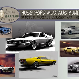 Huge Ford Mustang Bundle - Art Download