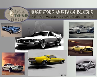 Huge Ford Mustang Bundle - Art Download