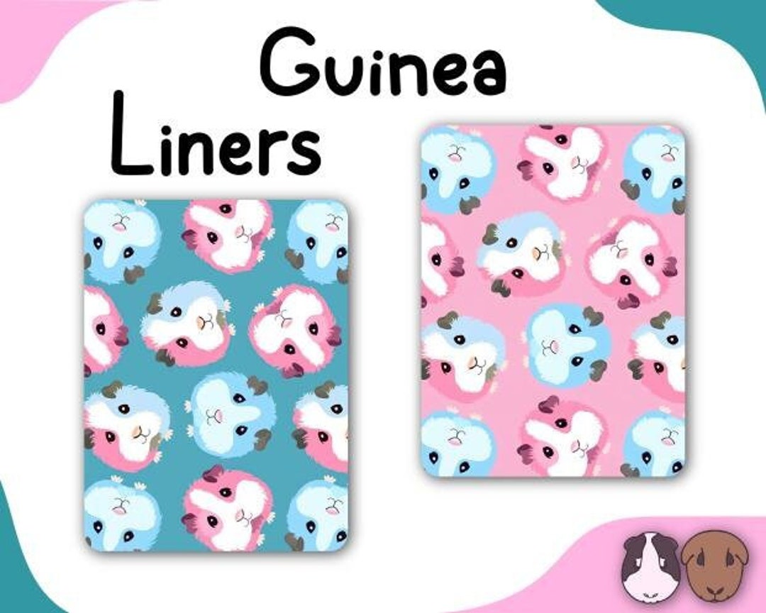 Custom Guinea Pig Liners Antipill Fleece & Absorbent Layer Etsy