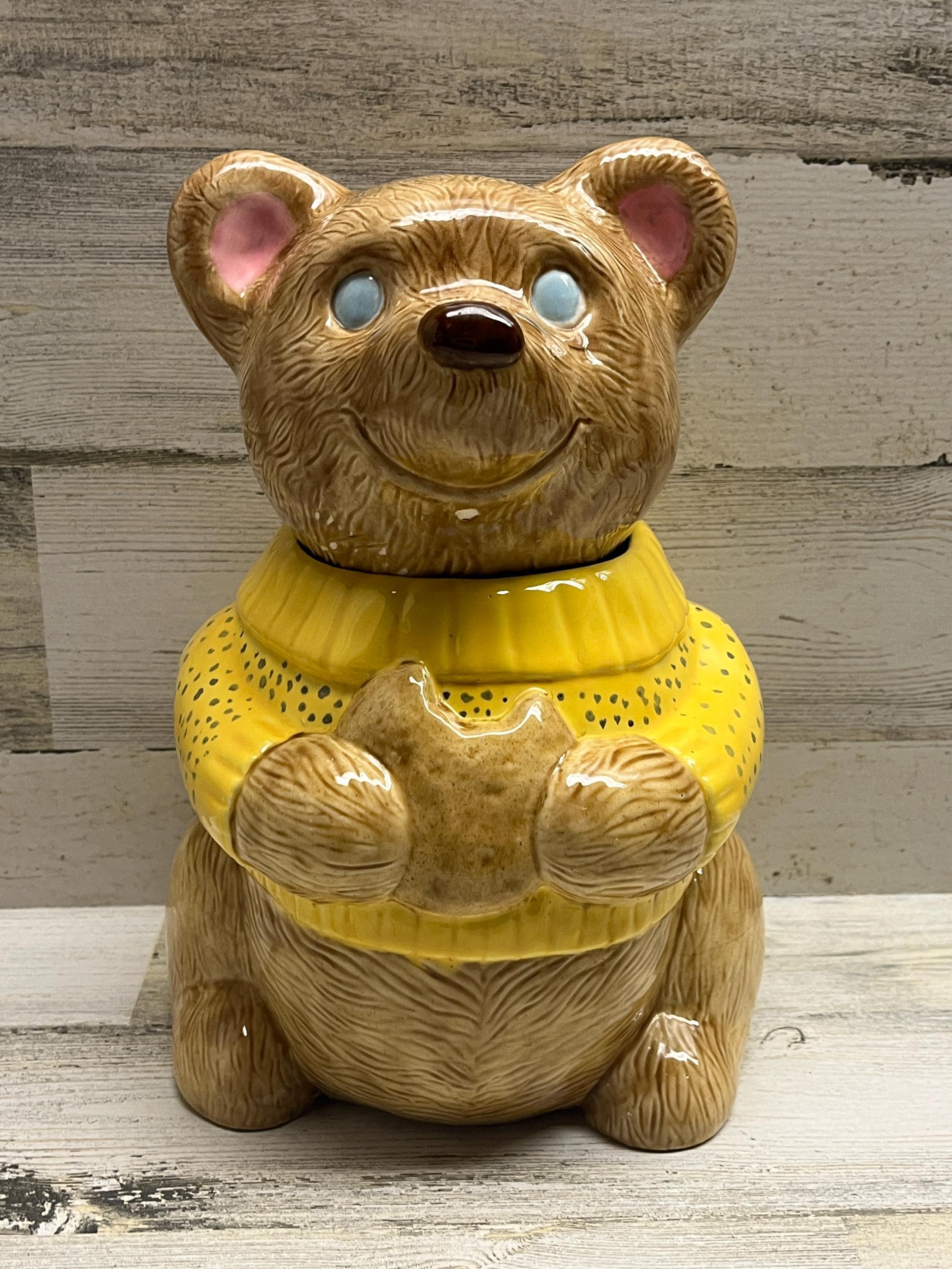 Vintage Teddy Bear Jars - Etsy