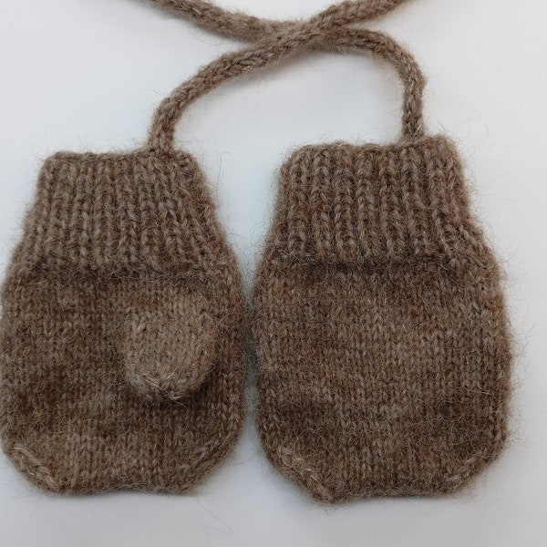 Winterwanten, gebreide babyhandschoenen met gespleten vingers, gezellig en schattig, perfect voor kleine handjes, kleine handjes warm in stijl, winteraccessoire