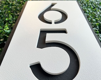 Custom Address Plaque / Address Sign / House Number Sign / Address Numbers / Weather Resistant Address Sign / Home Decor