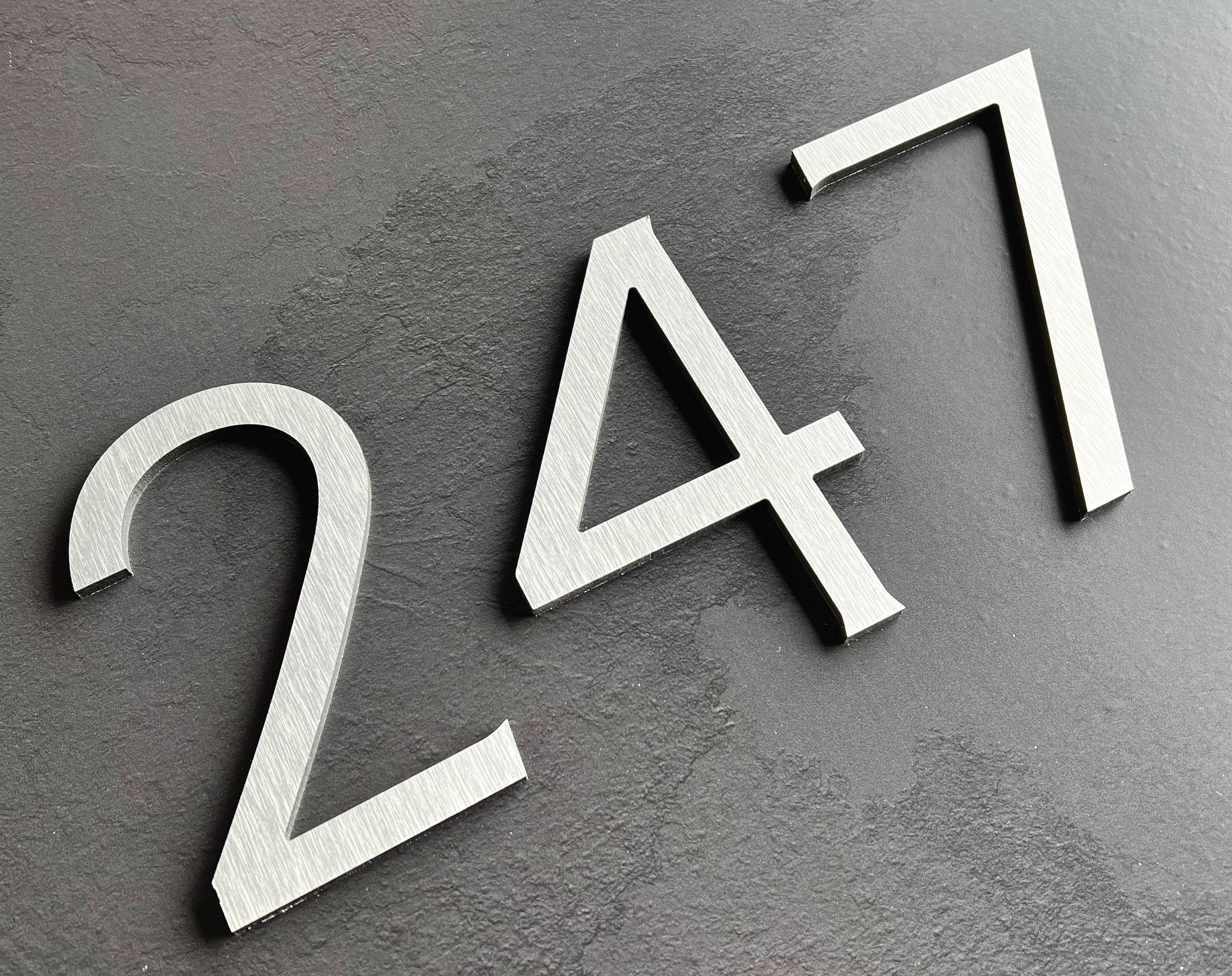 Metal House Numbers / Metal Address Numbers / Modern House Numbers