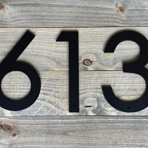 12 Inch Modern House Numbers / Address Sign / Address Plaque / Address Numbers / Farmhouse Number