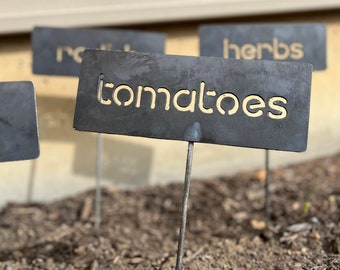 Metal Garden Stakes - Bulk Discount Plant Markers - 5, 10, 15, 20 Packs Available