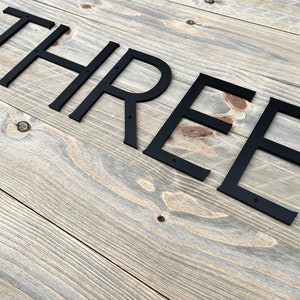 Adres Letters / Huisnummers / Adres Plaque / Boerderij Letters / 7 Inch House Letter / Clean Modern Font / House Sign