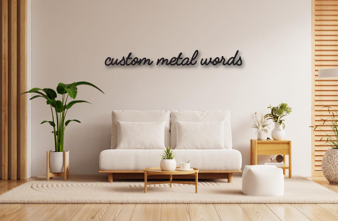 Custom Metal Words | Metal Letters | Your Custom Text | Custom Name ...