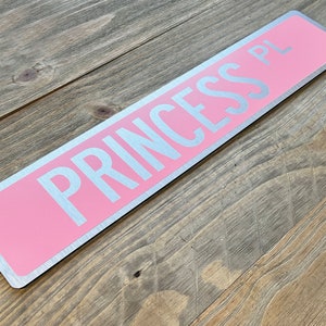 Girls Name Sign / Girls Room Wall Decor / Custom Metal Street Sign / Kids Room Sign / Nursery Decor / Baby Room Sign / Metal Name Sign
