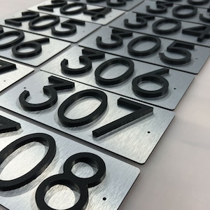 Apartment Number Plaques / Condo Address Signs / Apartment Numbers / Address Numbers / Business Signage / Housing Signage