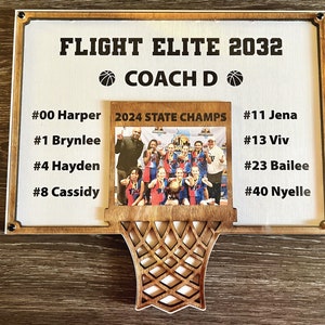 Custom Coach Gift / Choose Your Sport Sign / Coach Sign / End of Season Gift / Sports Plaque / Personalized Sports Gift / Coach Appreciation