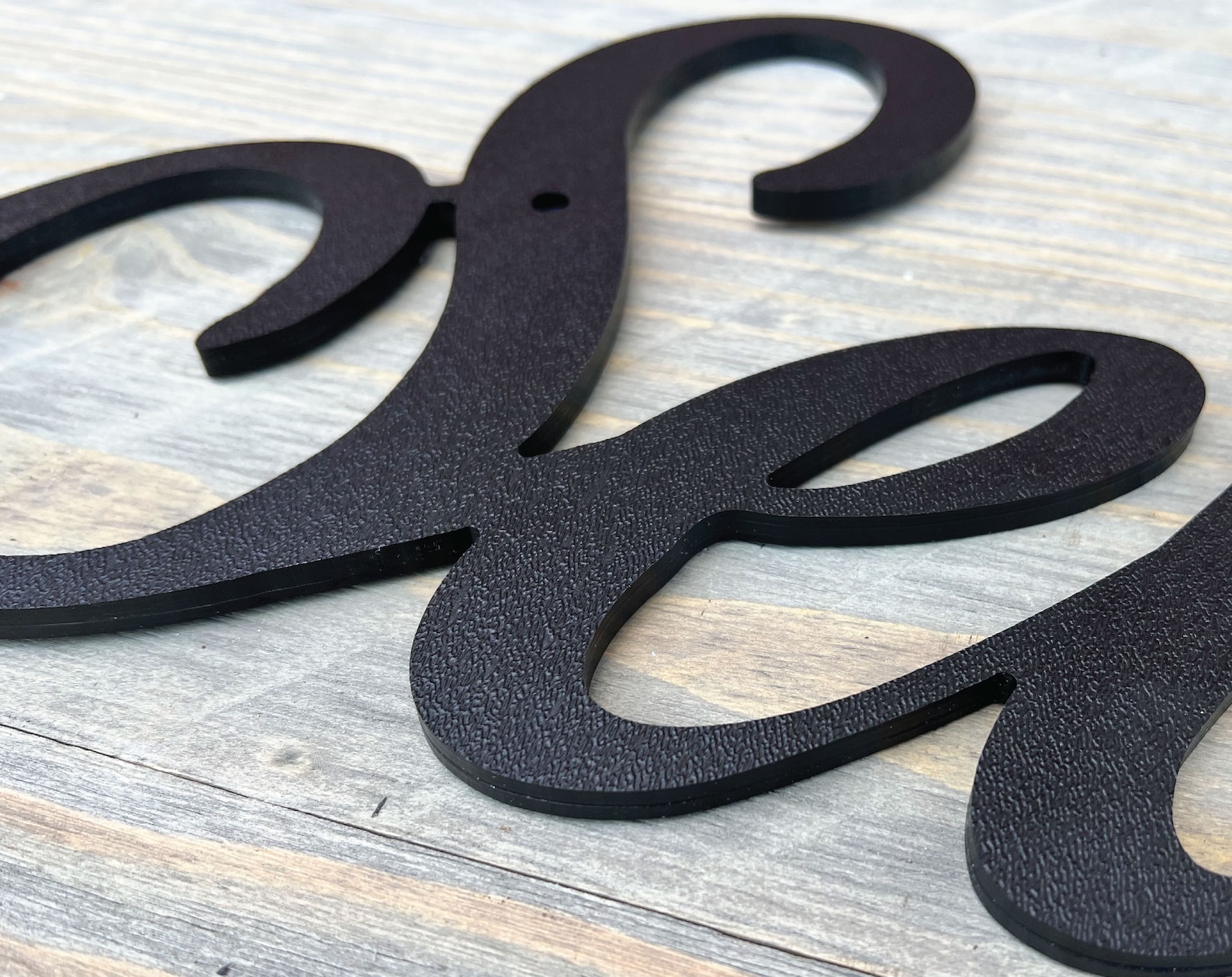 Thin Cursive House Number / Colonial Script Number / Cursive Address ...