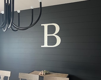 Metal Decor Letter Initials, Metal Monogram Wall Decor, Metal Sign Letters for Words or Family, Large Metal Letters