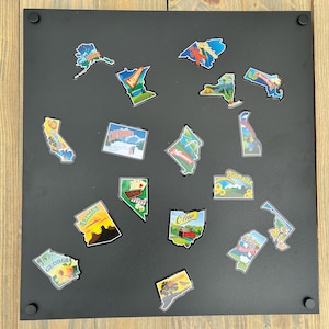 Tablero magnético / Tablero de metal para imanes / Tablero magnético personalizado / Pantalla magnética / Tablero magnético montado