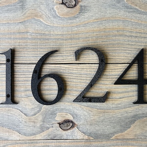 Roman House Numbers / Outside Address Sign / Address Plaque / House Signage / Mailbox Number / 8 Inch House Number