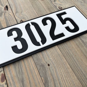 Custom Home Address Plaque / Address Sign / House Number Sign / Address Numbers / Weather Resistant Address Sign / Home Decor
