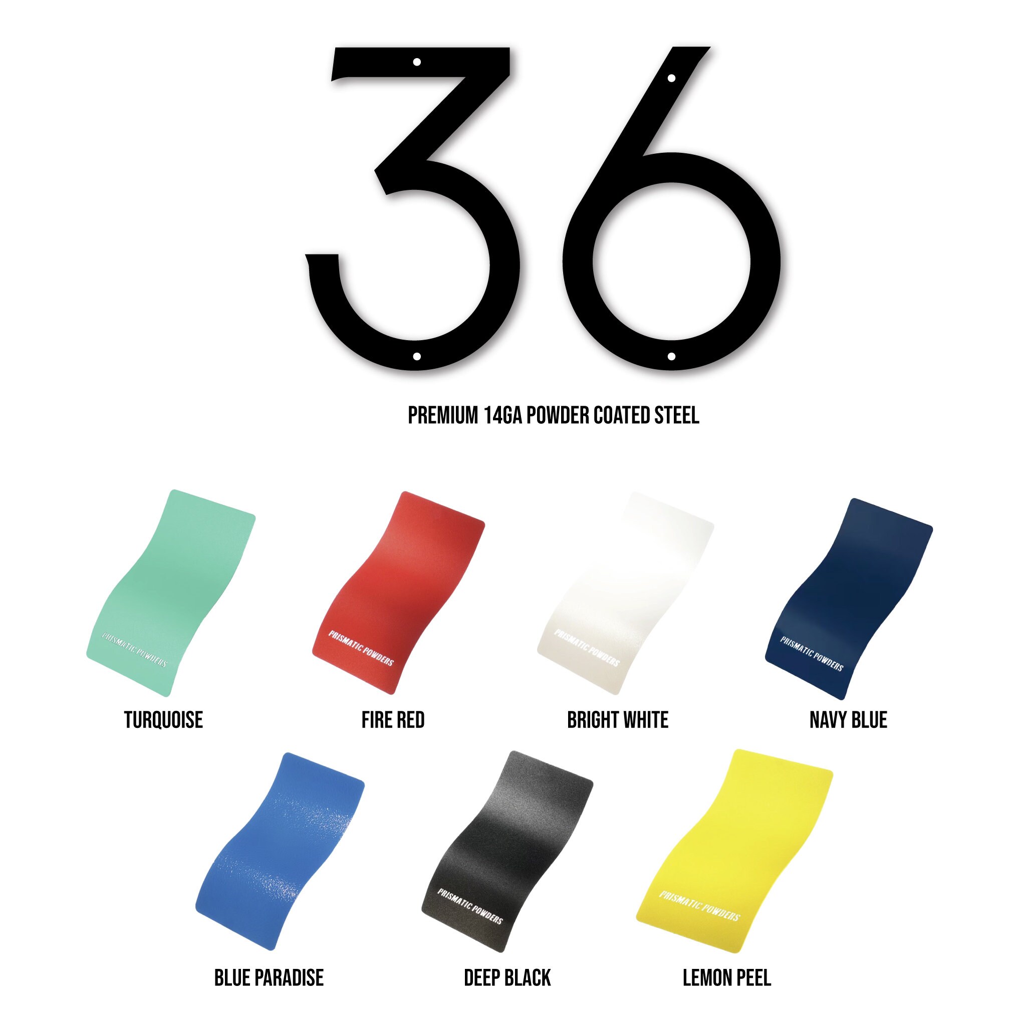 Modern Address Numbers / Metal Numbers / Choose Your Color / House ...