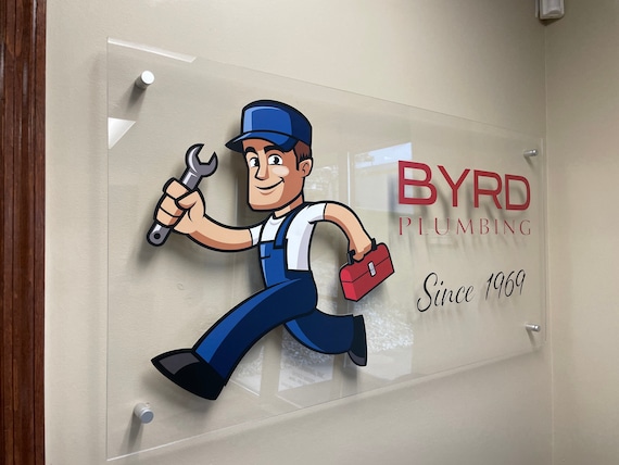 Custom Business Sign / Personalized Office Sign / Logo Sign / Business Name Sign / Acrylic Sign / Floating Business Sign
