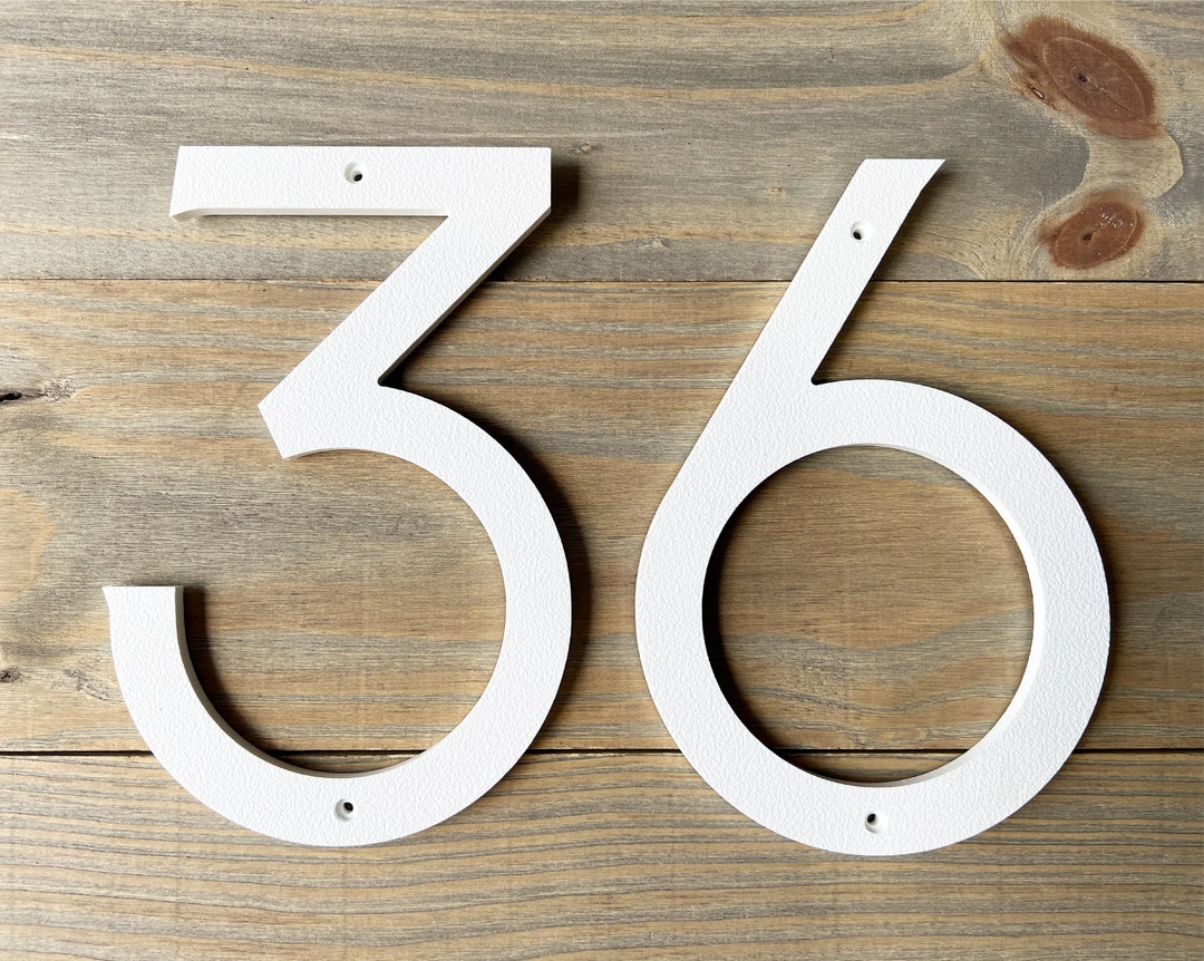 White House Numbers / Modern Address Number / House Number Sign