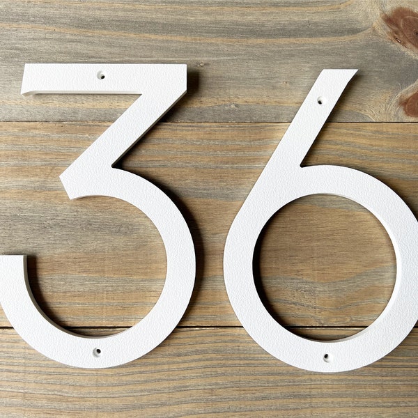 White House Numbers / Modern Address Number / House Number Sign / Mailbox Numbers / 6 Inch House Number