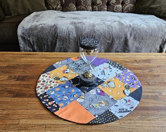 Grandma's Scraps Peanuts Halloween Table Runner