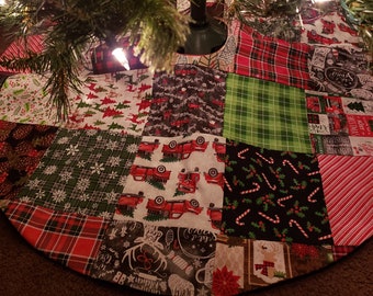 Grandma's Scraps Christmas Tree Skirts