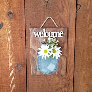 Jean Pocket Welcome Sign