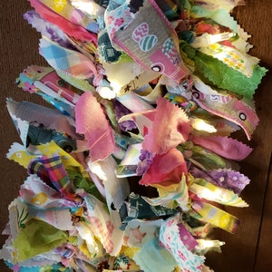 Easter Ragtie Light Garlands