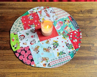 Grandma's Scraps Disney Christmas Table Runner
