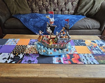 Grandma's Scraps Disney Villans Halloween Table Runner