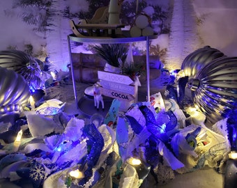 Christmas Ragtie Light Garlands 50 Lights