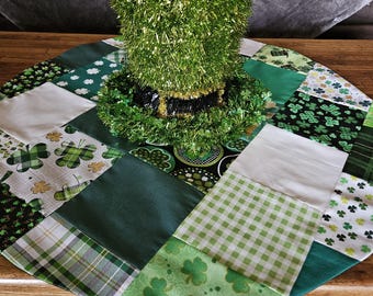 Grandma's Scraps St. Patrick's Day Table Runner