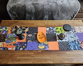 Grandma's Scraps Halloween Table Runner