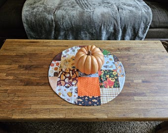 Grandma's Scraps Peanuts Fall Table Runner