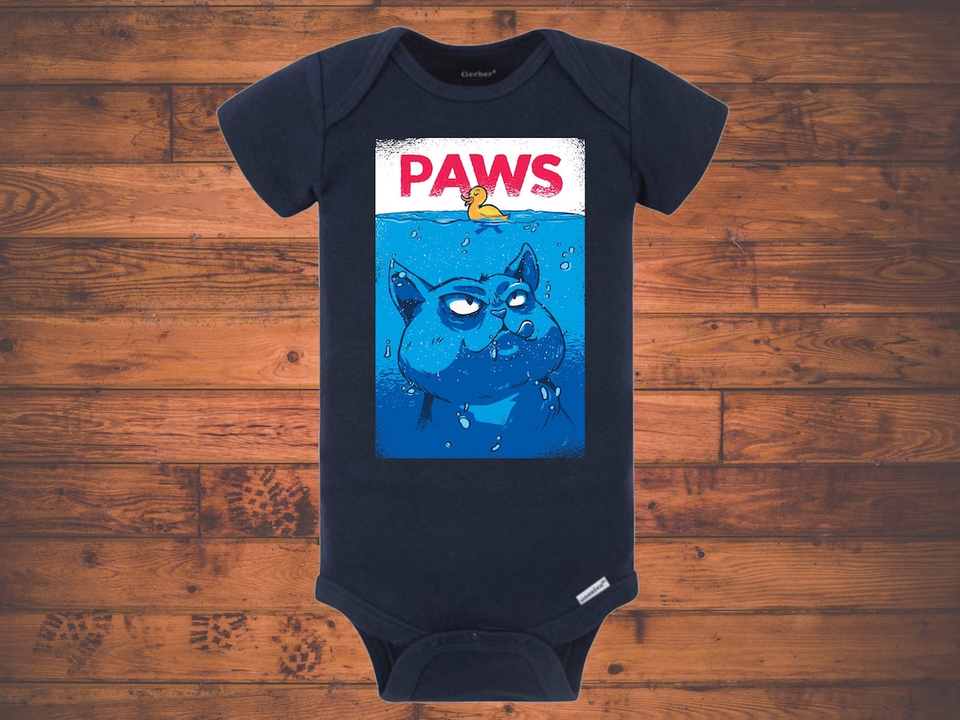 Cat Baby Onesie, Cute Baby Clothes, Unique Baby Clothing, Funny Baby