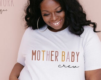 Mother Baby Crew Tshirt, Postpartum nurse gift, Mother baby Unit RN shirt, Postpartum Patient Care Tech tee, patient Care assistant group