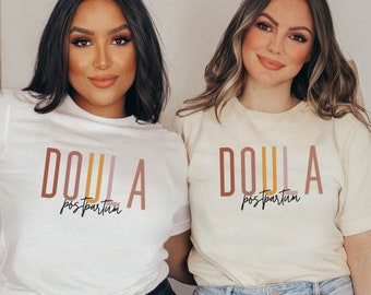 Postpartum Doula shirt, Boho Postpartum Doula shirt, Postpartum doula gift, Doula gift, Labor and Delivery Shirt, Minimal postpartum doula