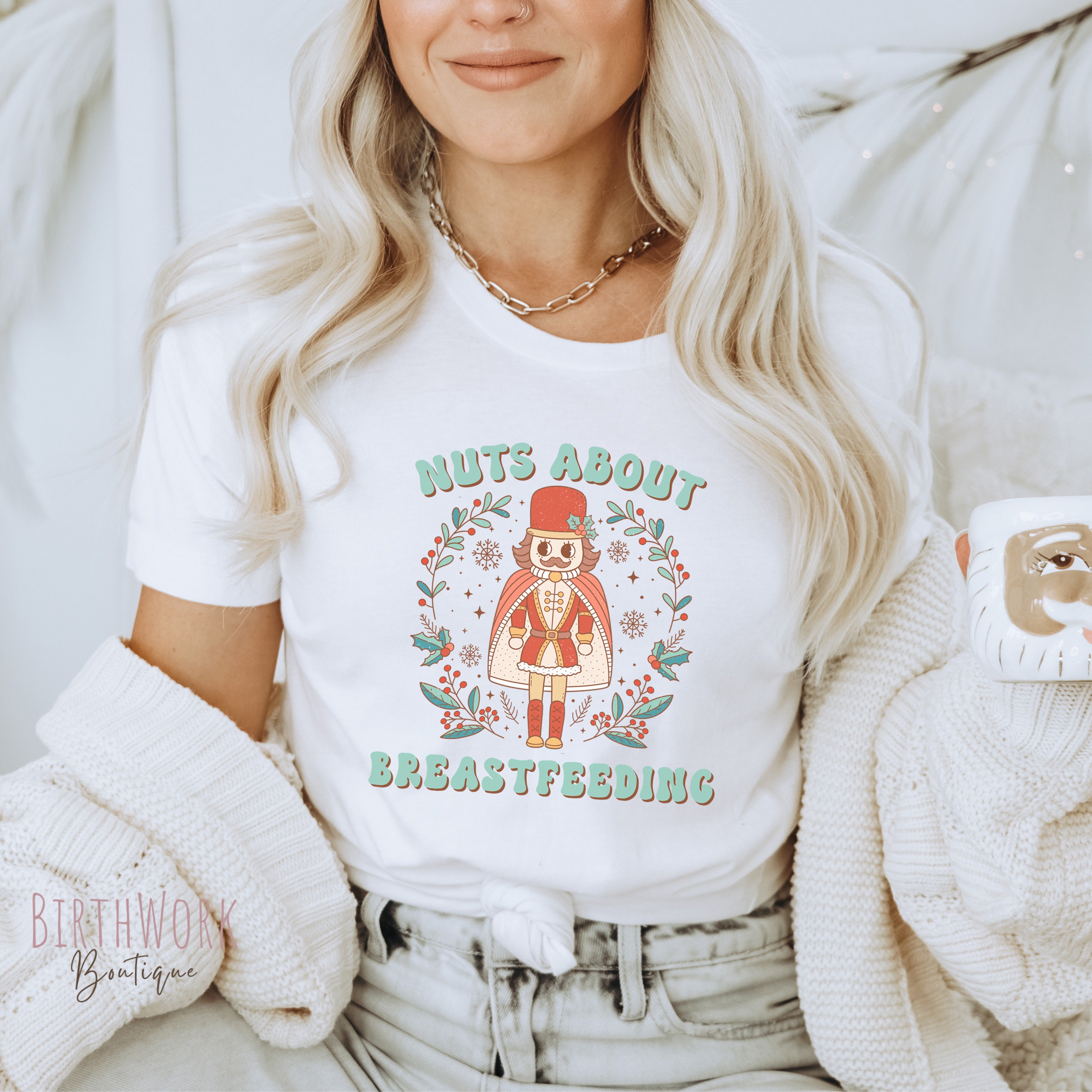 breastfeeding christmas shirt