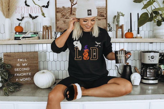 L&D Nurse Halloween sweater, Halloween gift for Labor and Delivery Nurse, Matching Spooky Sweatshirt crewneck Holiday gift for coworker