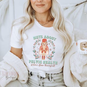Physical Therapy Christmas tshirt, Santa's Favorite Physical Therapist, Xmas Pelvic Floor Physical Therapy Holiday shirt, Festive PT t-shirt