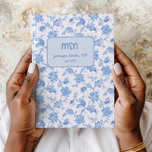 Personalized Nurse Practitioner Journal, Nurse Practitioner Notebook, Custom MSN graduation gift, Hardcover Notebook, NP Gift toile